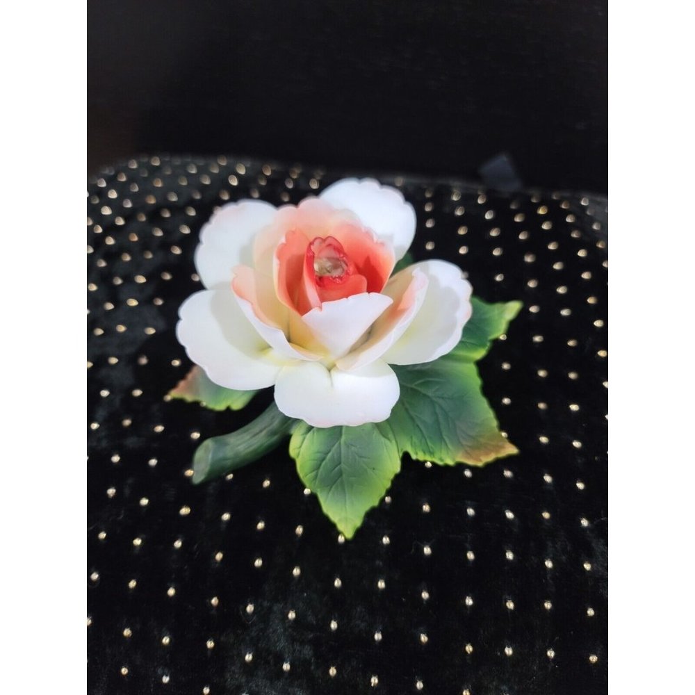 Vtg Fine Porcelain China Red White Rose Vanity Figurine Flower potpourri scent?